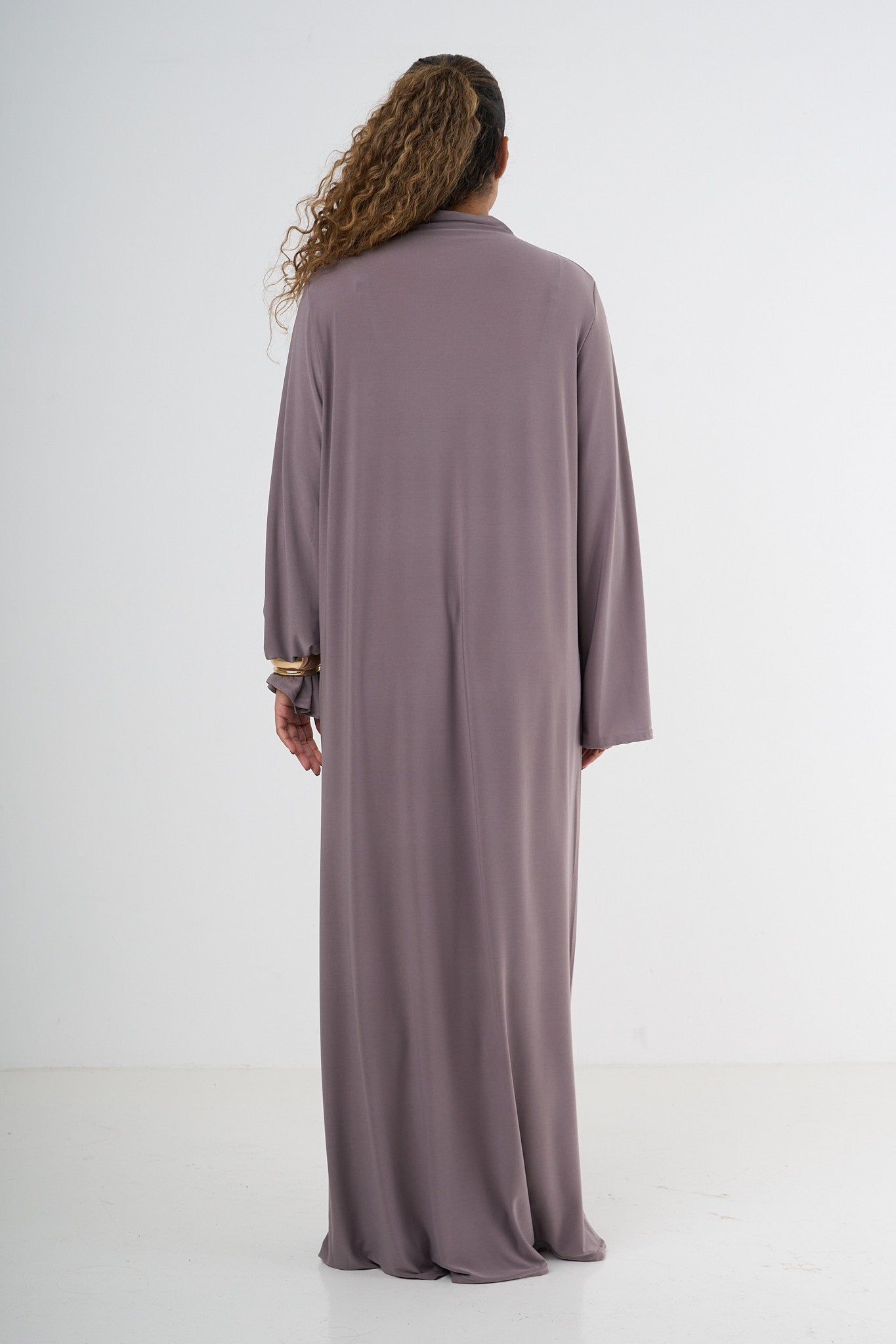 Premium Jersey Abaya - Taupe