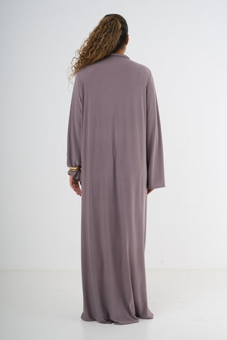 Premium Jersey Abaya - Taupe
