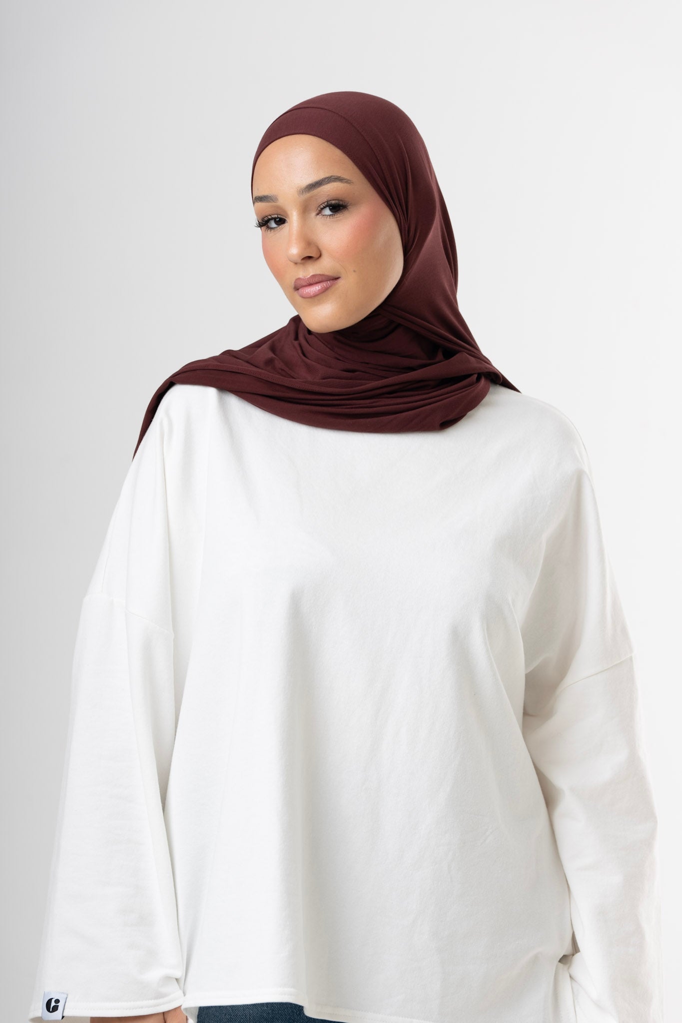 Bamboo Breathable Scarf - Dark Cocoa Brown