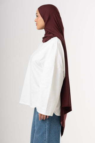 Bamboo Breathable Scarf - Dark Cocoa Brown
