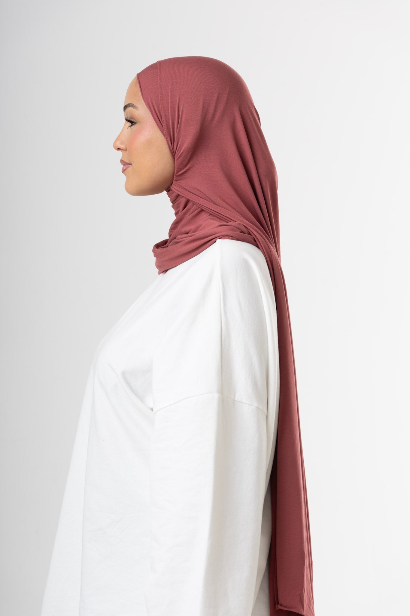 Bamboo Breathable Scarf - Dusty Rose