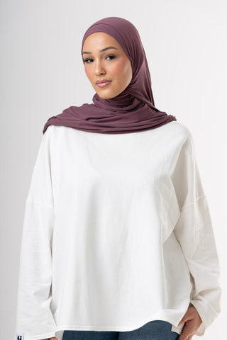 Bamboo Breathable Scarf - Mauve Taupe