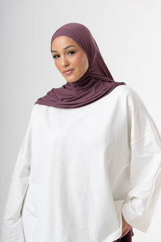 Bamboo Breathable Scarf - Mauve Taupe