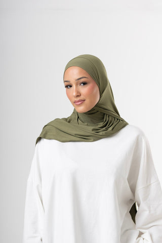 Bamboo Breathable Scarf - Olive