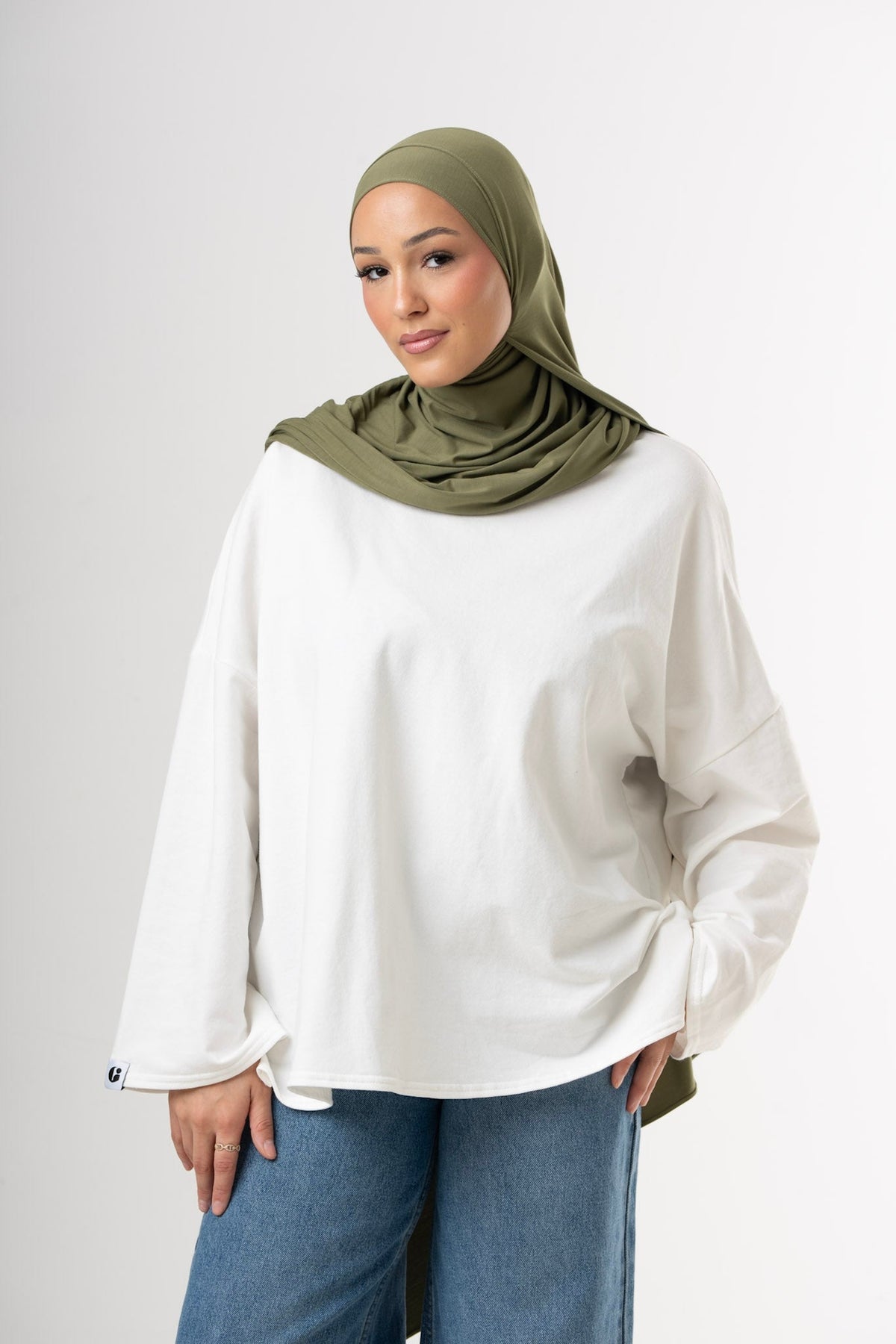 Bamboo Breathable Scarf - Olive
