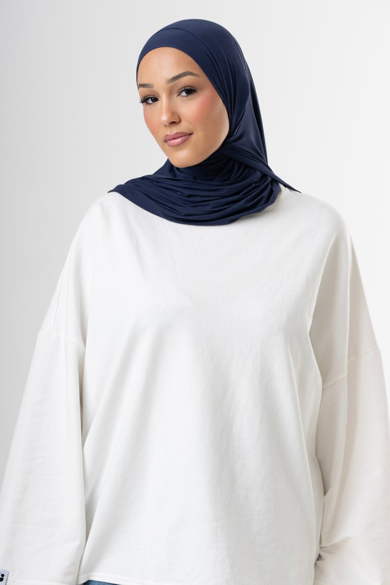Bamboo Breathable Scarf - Navy