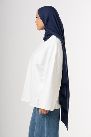 Bamboo Breathable Scarf - Navy