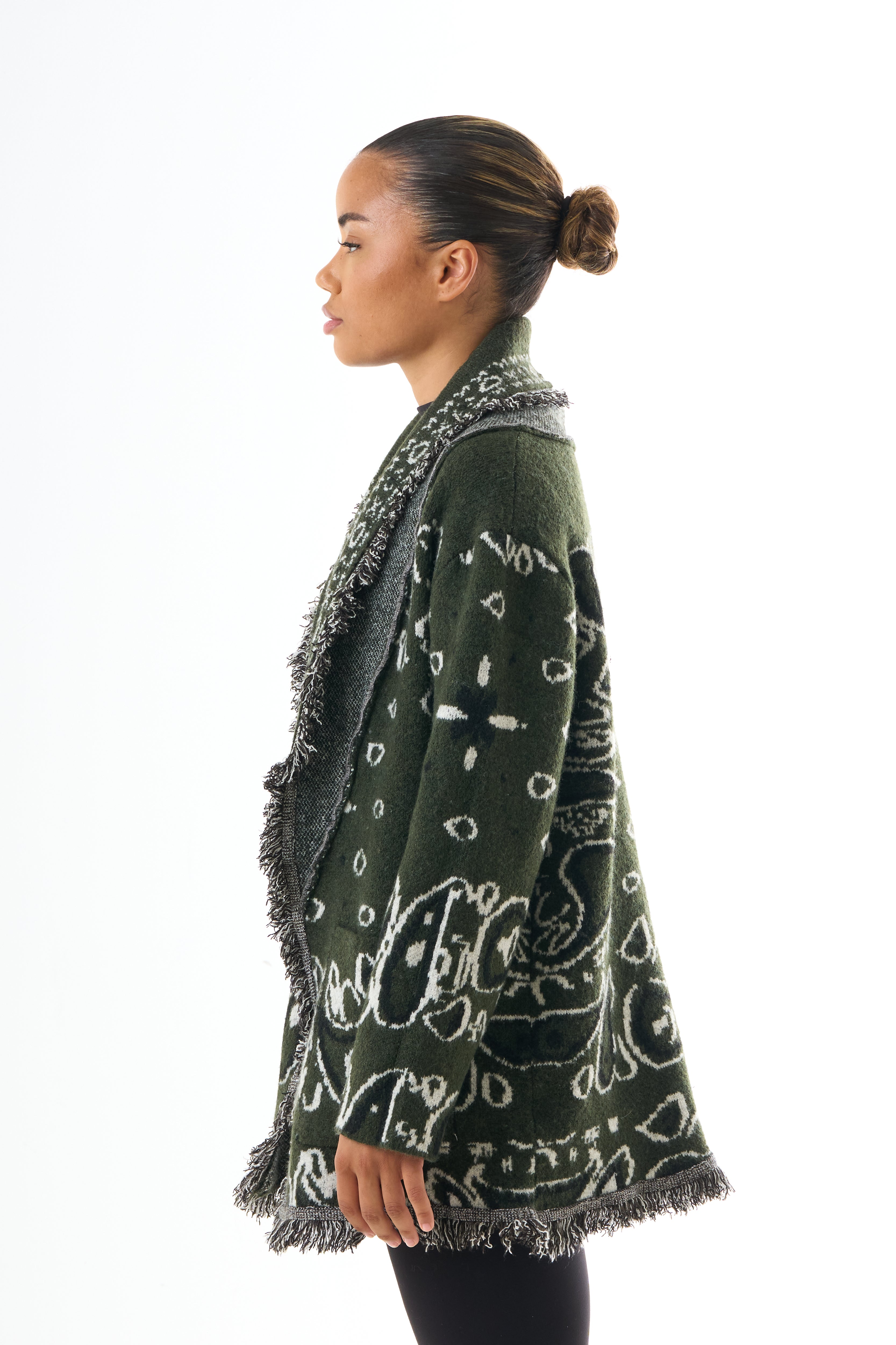 Bandana Cardigan - Green
