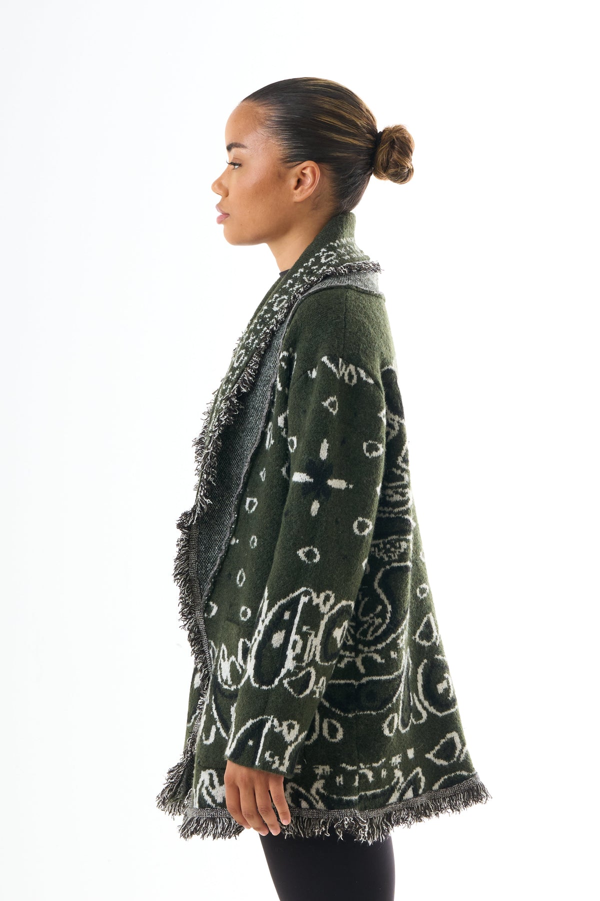 Bandana Cardigan - Green