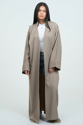 Basic Abaya - Light Taupe