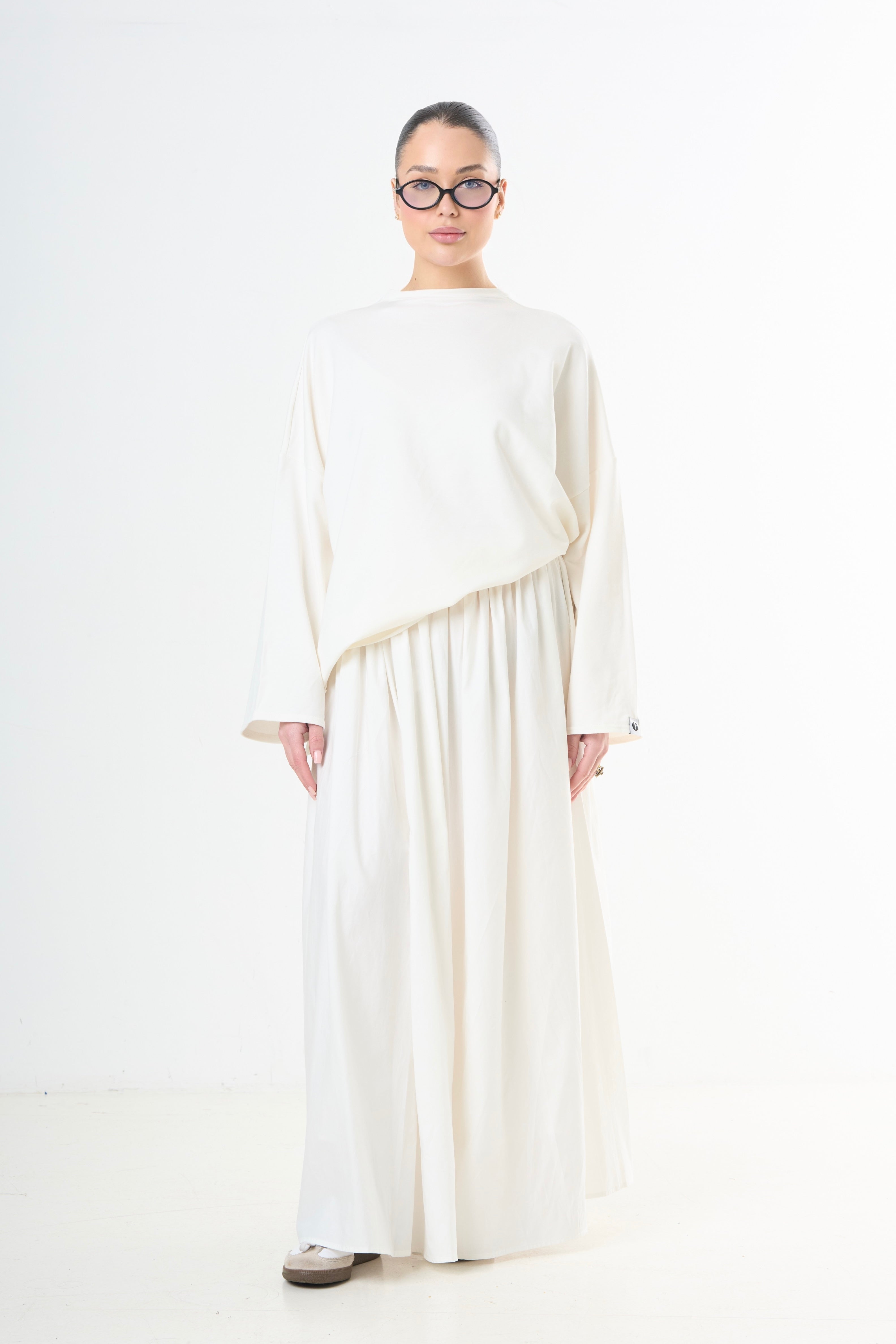 Basic Skirt - white