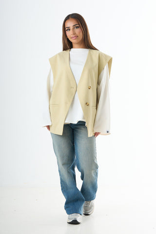 Basic Gilet - Yellow