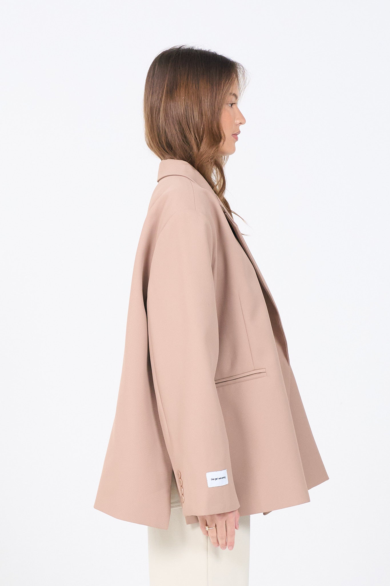 Dad Oversized Blazer - Camel