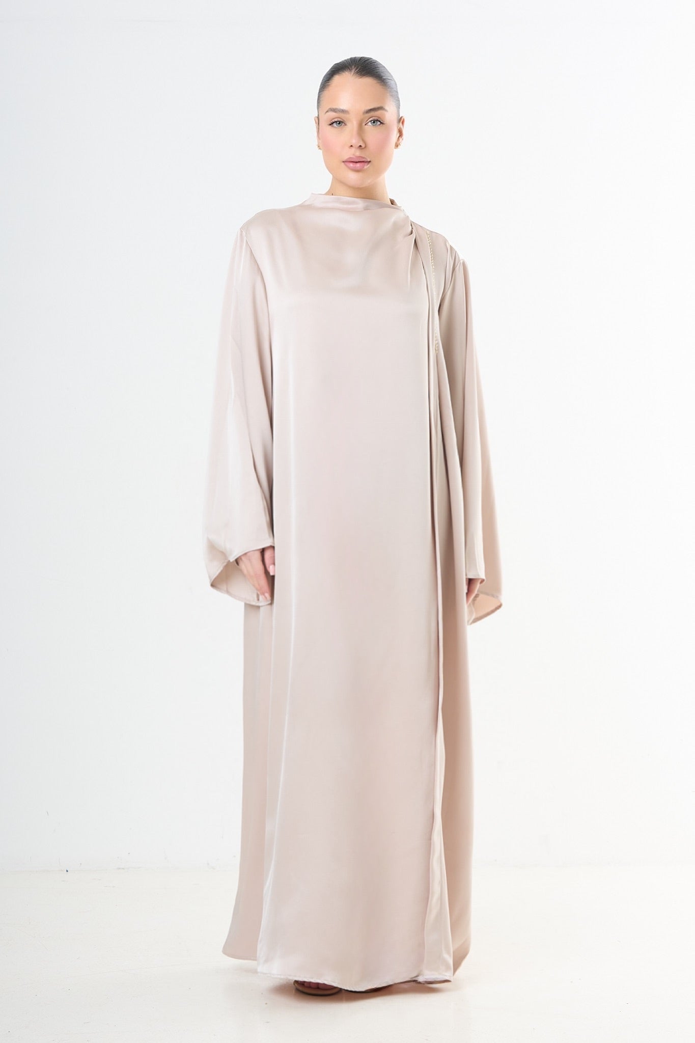Elegant Dress - Light Beige