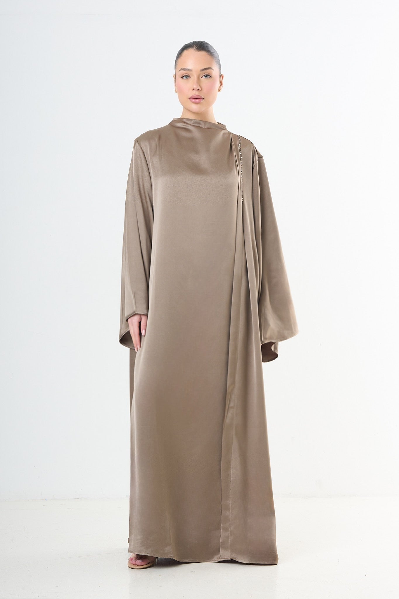 Elegant Dress - Taupe