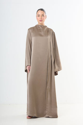 Elegant Dress - Taupe