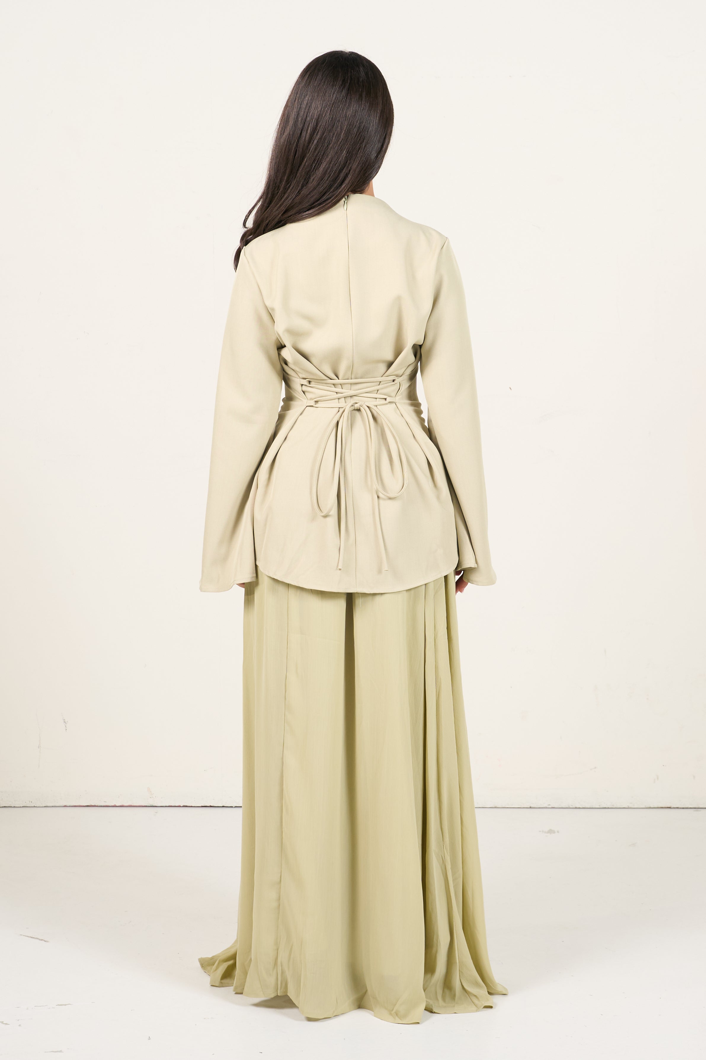 Elegant Two-Piece Set - Light Green