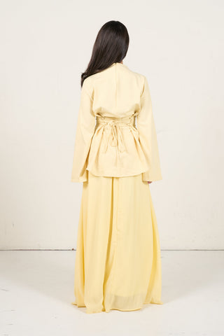 Elegant Two-Piece Set - Yellow