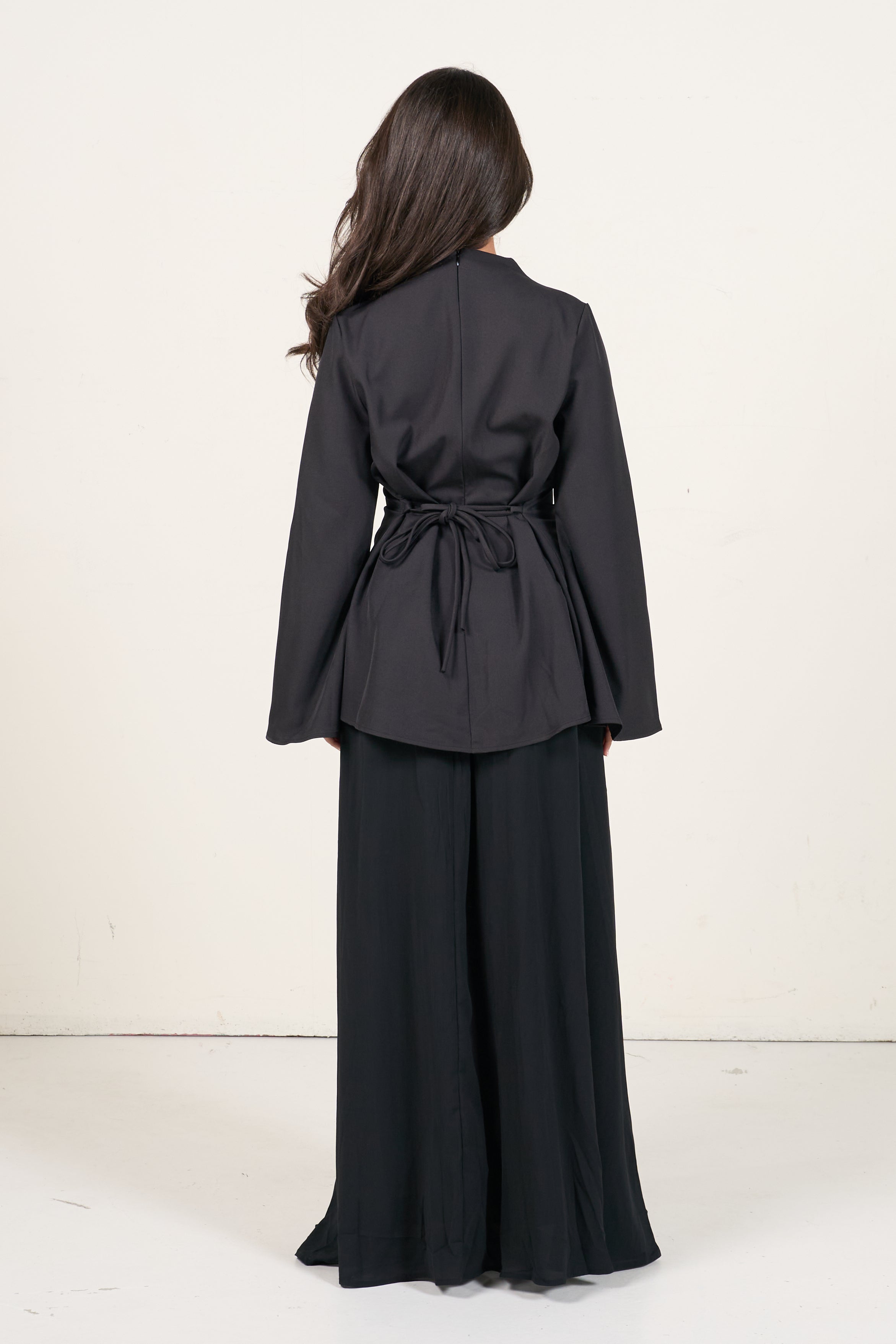 Elegant Two-Piece Set - Black