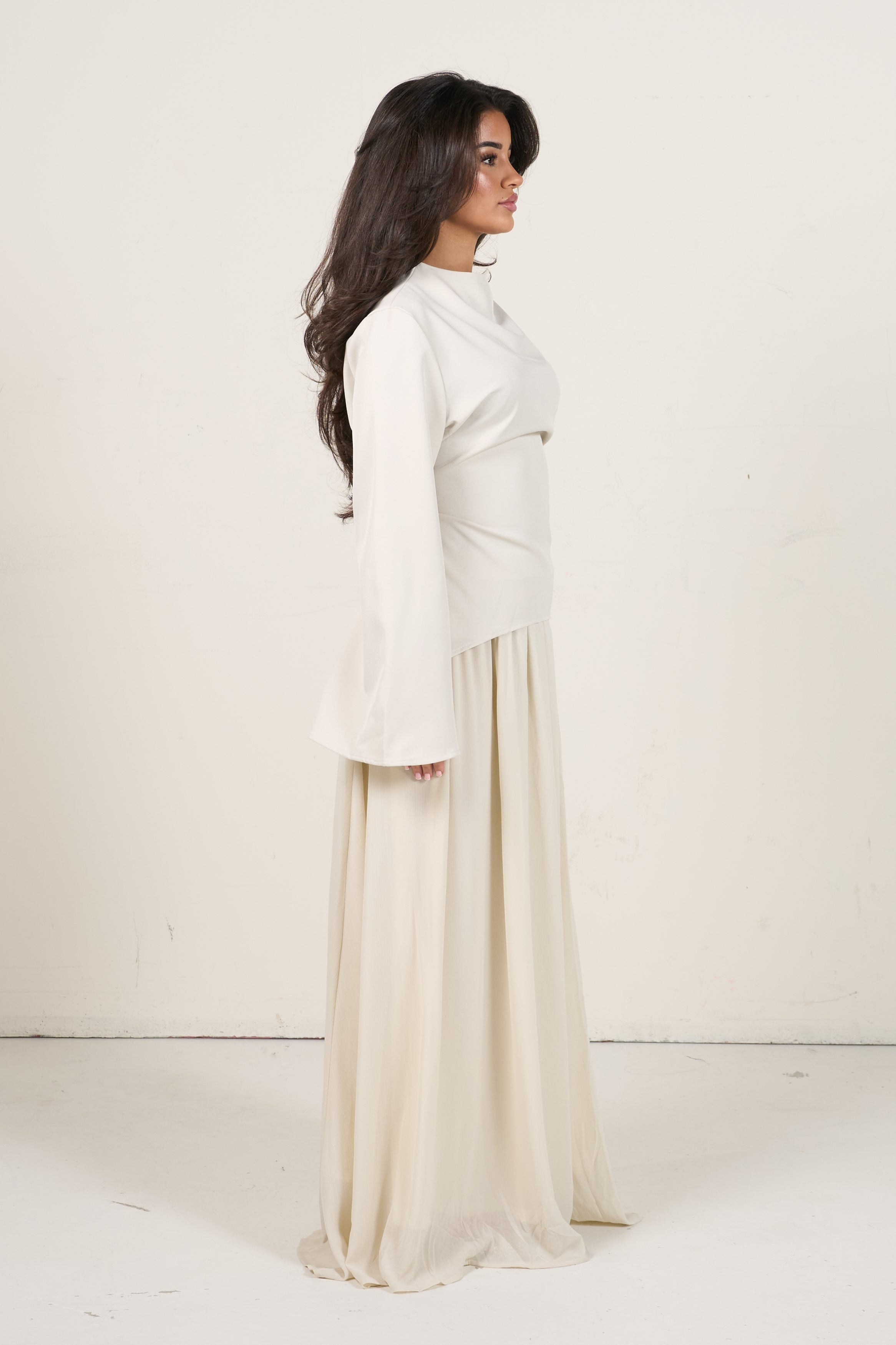 Elegant Two-Piece Set - beige
