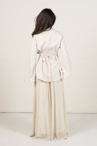 Elegant Two-Piece Set - beige