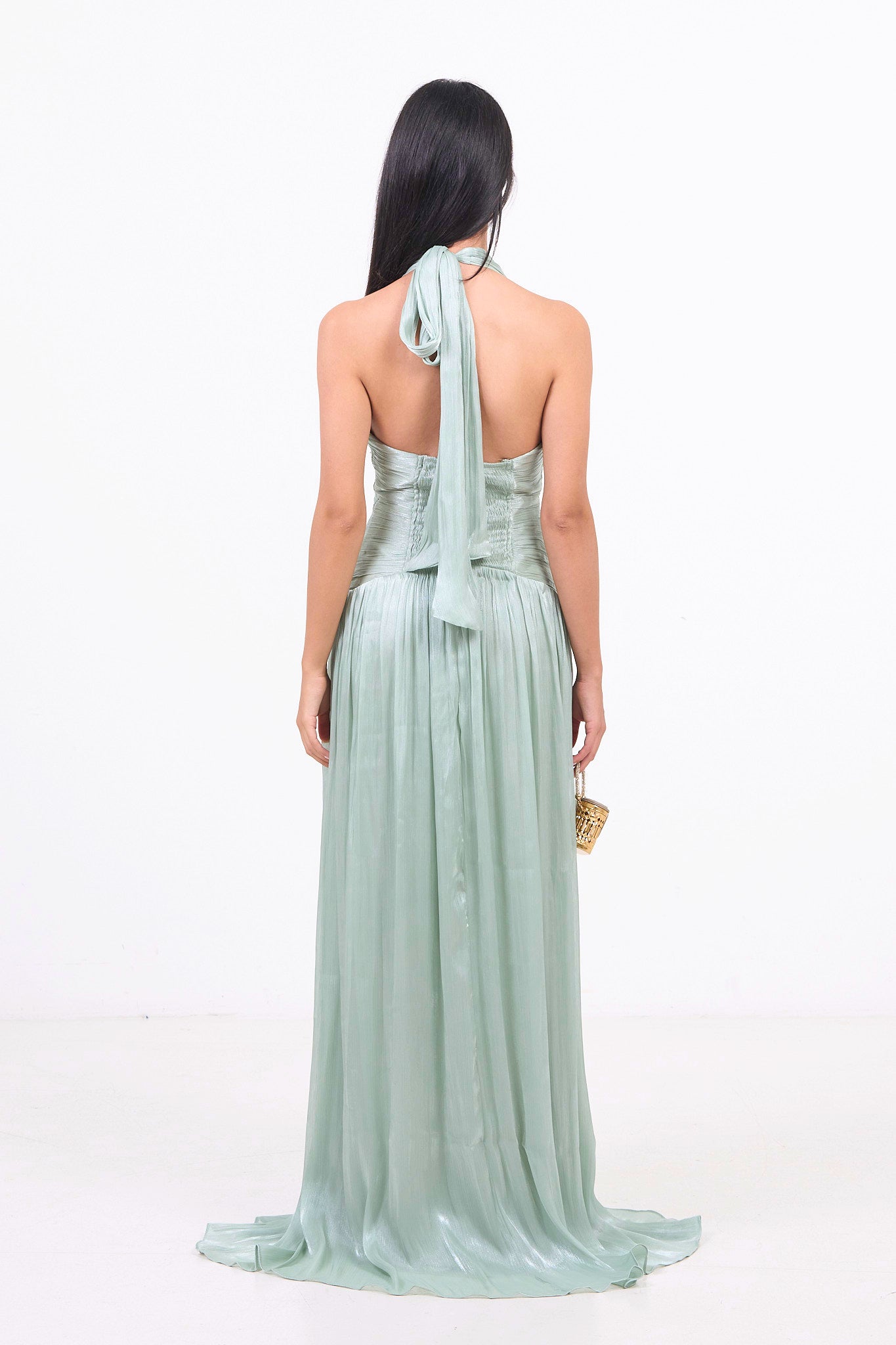 Evening Dress - Sage Green