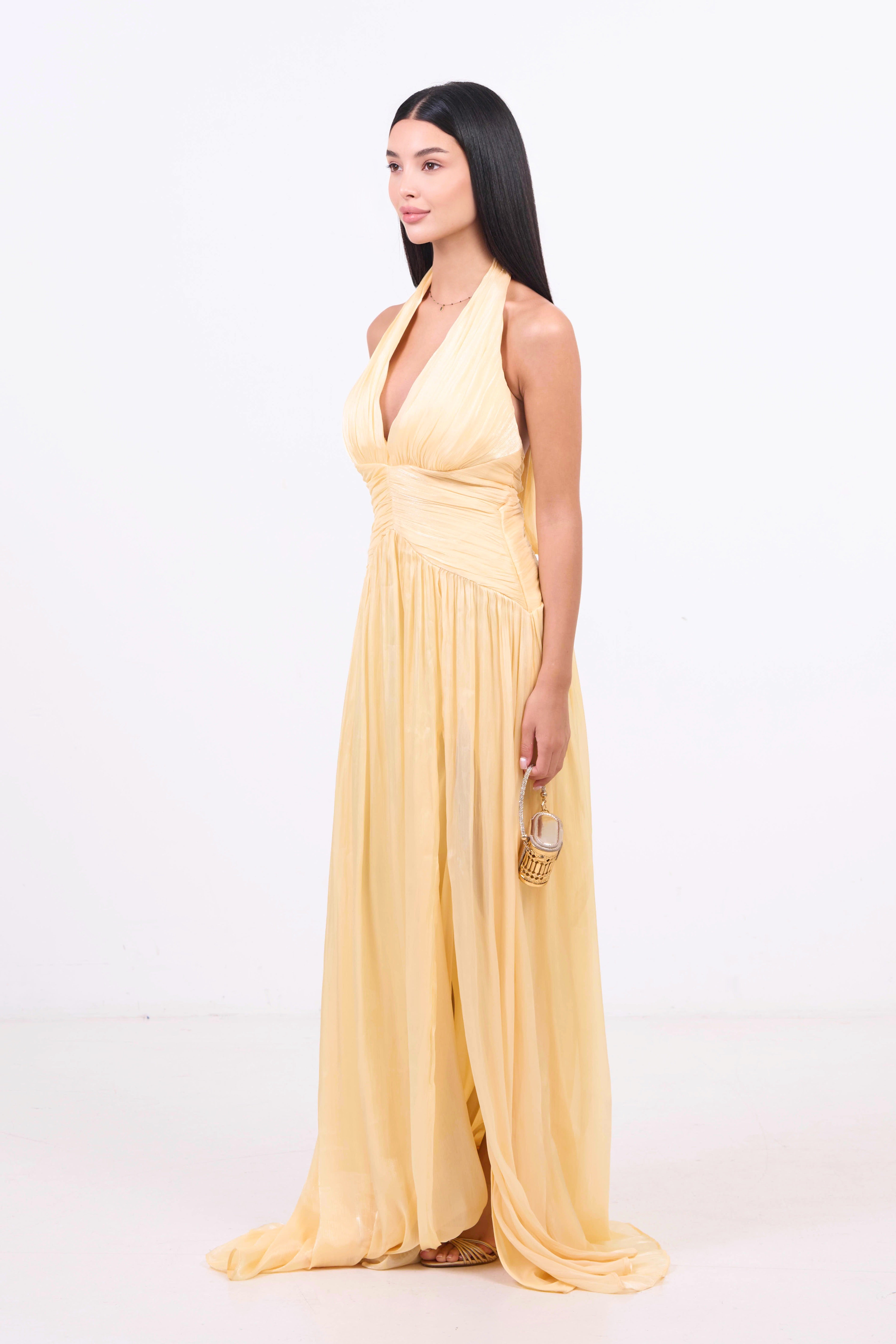 Evening Dress - Yellow