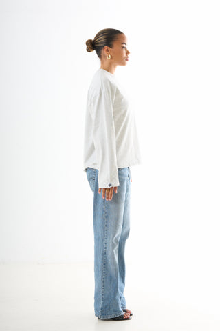 Fitted Long-sleeved - Grey