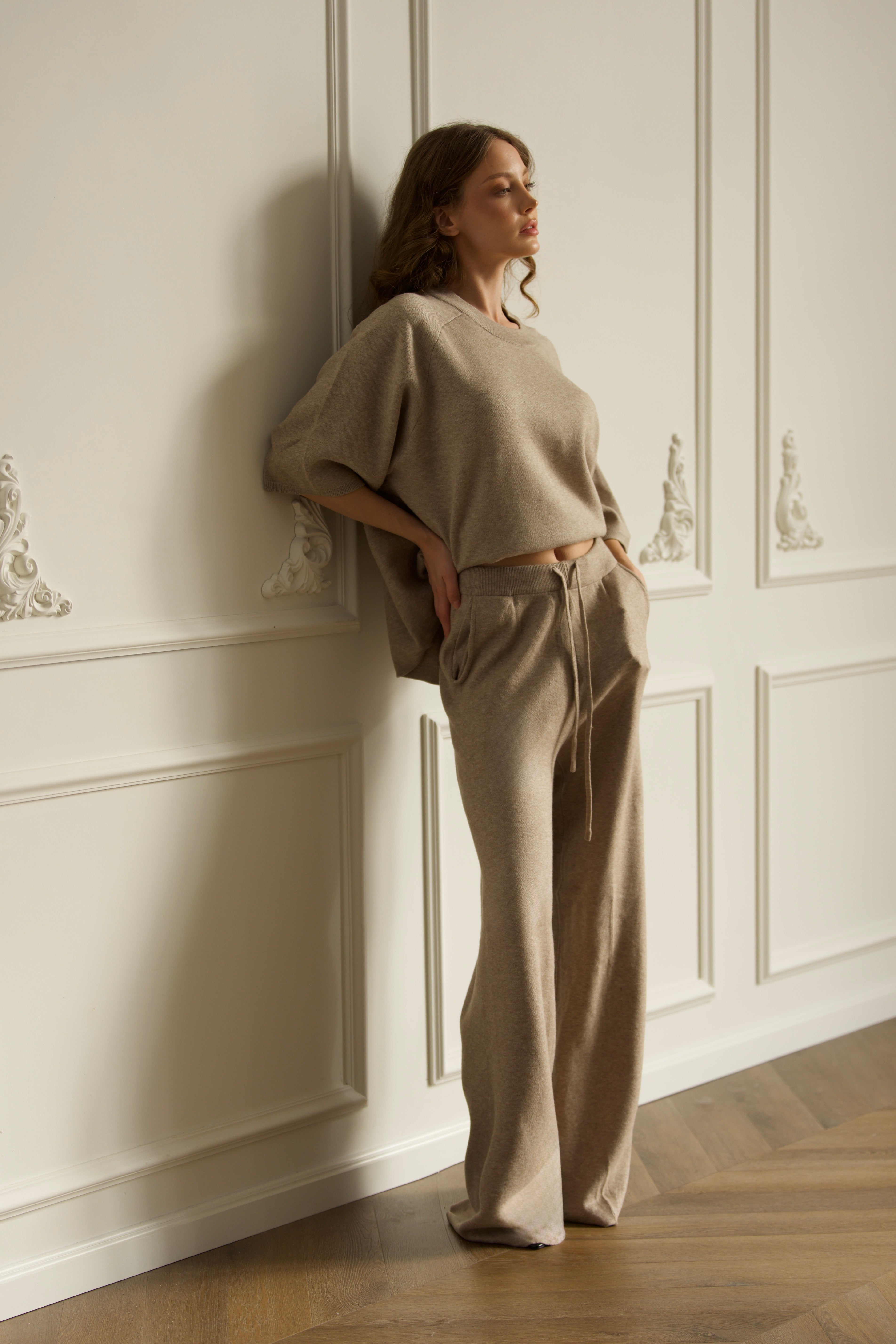 Knitwear Set - Taupe
