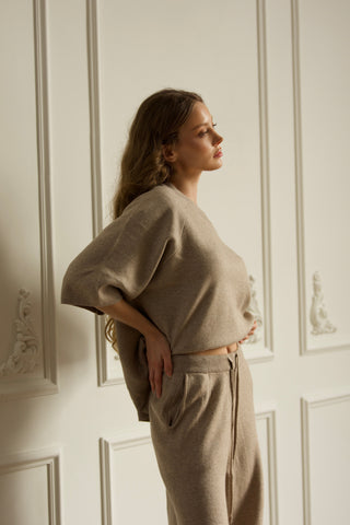 Knitwear Set - Taupe