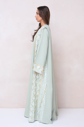 Noura Luxe Abaya - Green