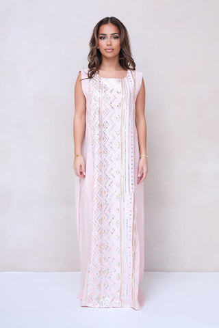 Malikat Abaya Set - Pink