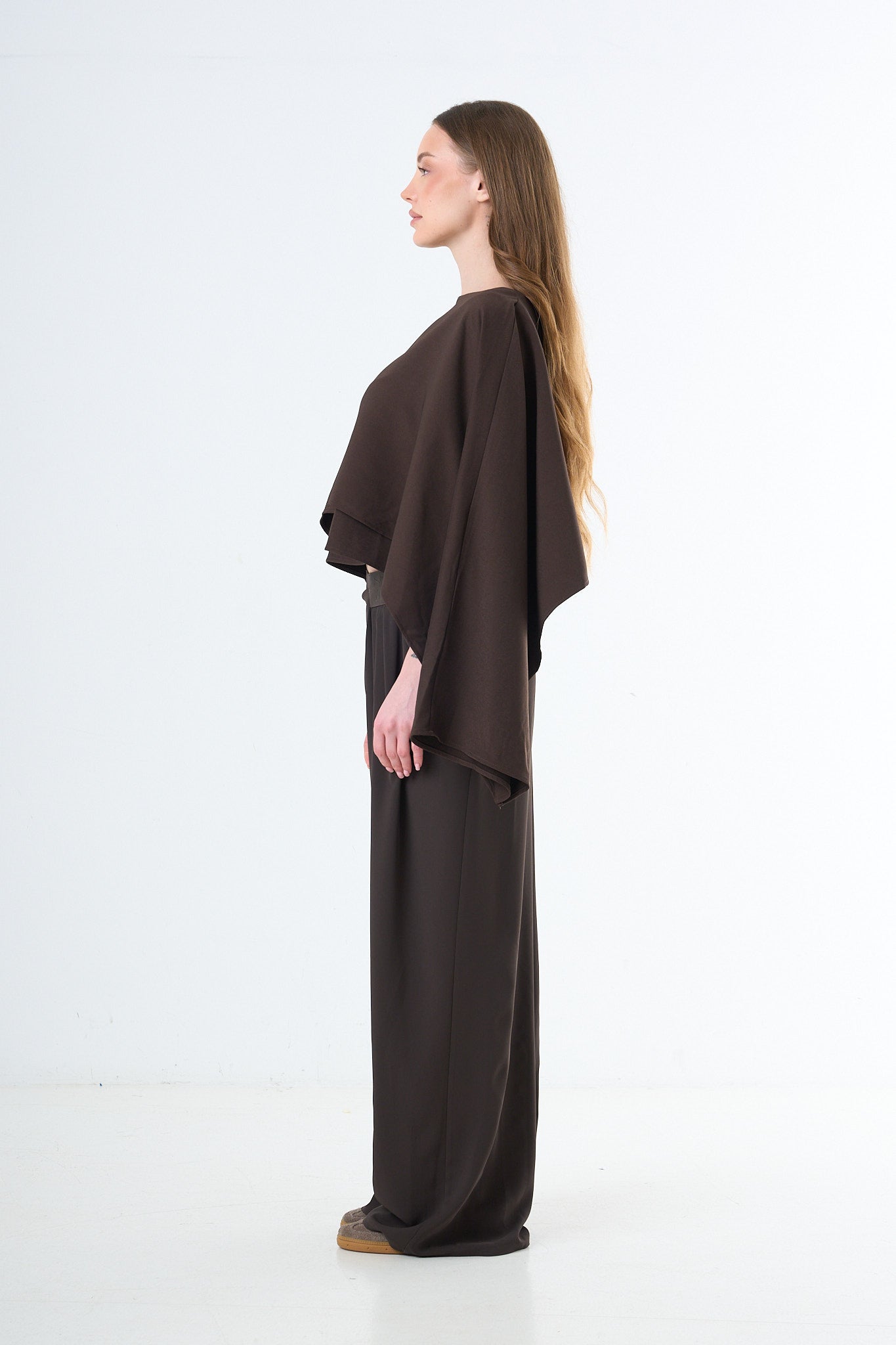 Minimal Cape Blouse