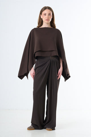 Minimal Cape Blouse