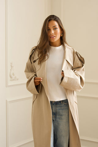 Oversized Trenchcoat - Beige