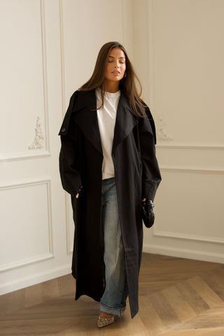 Oversized Trenchcoat - Black