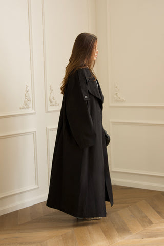 Oversized Trenchcoat - Black
