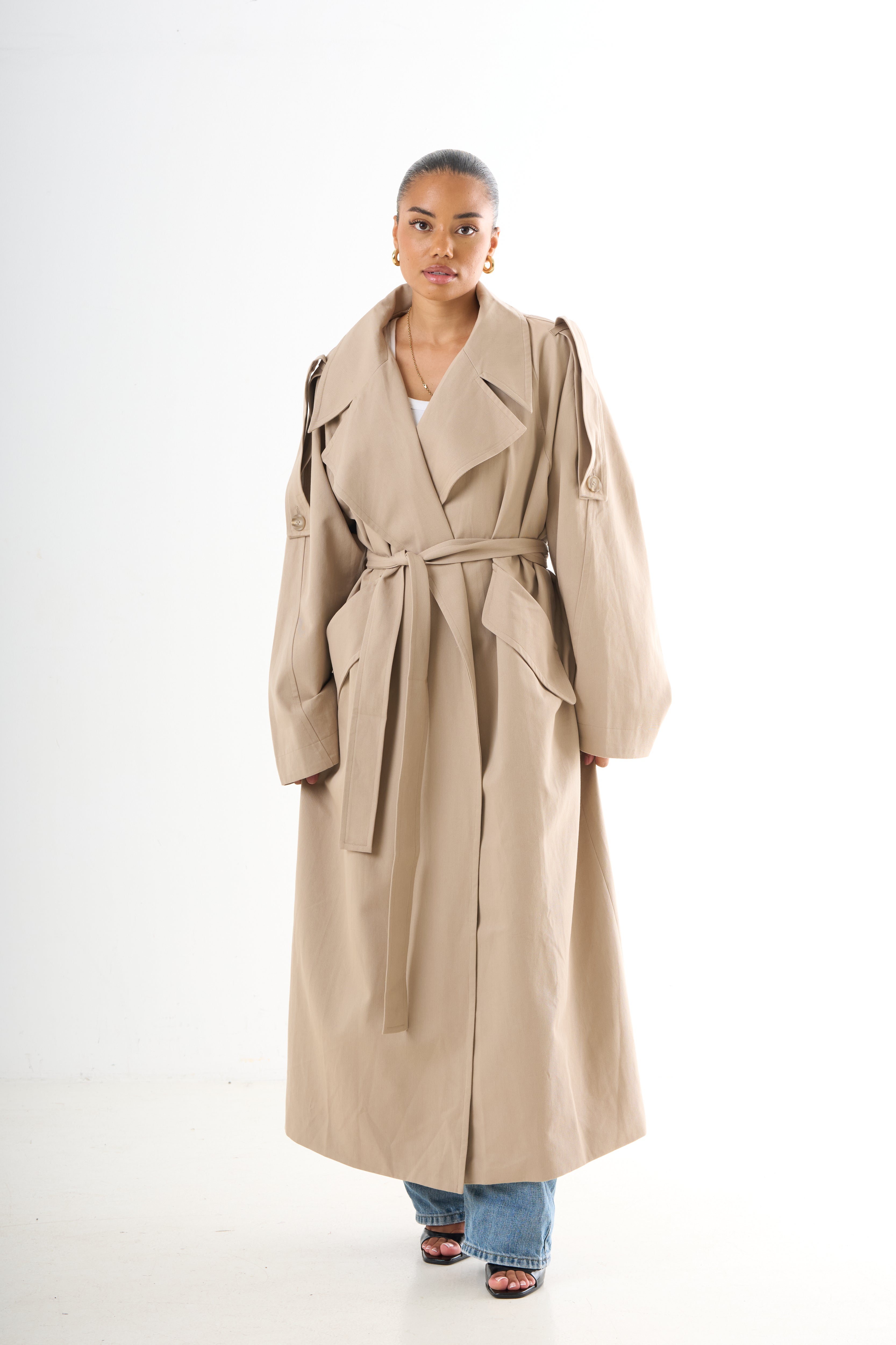 Oversized Trenchcoat - Beige