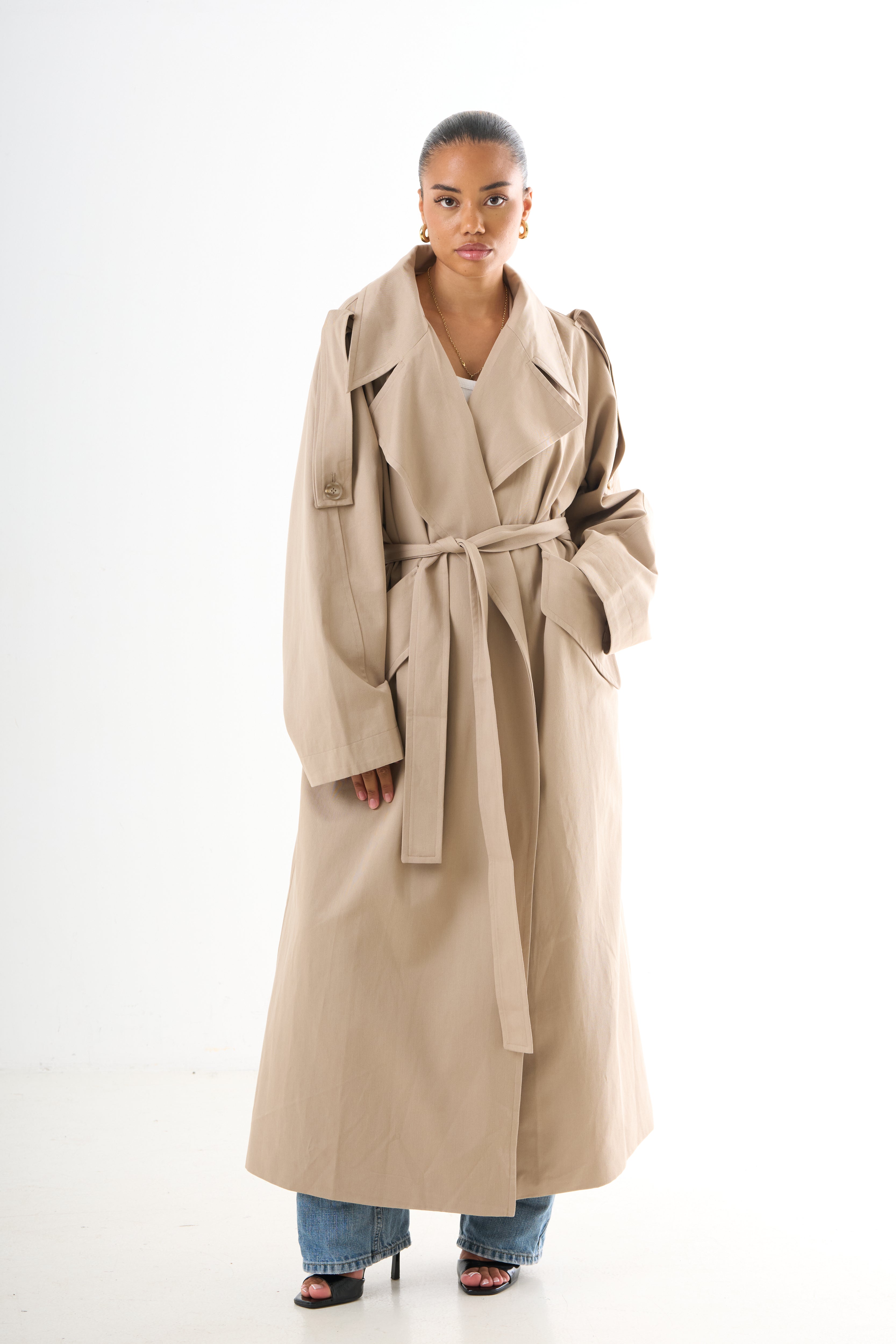 Oversized Trenchcoat - Beige