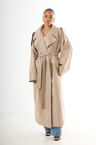 Oversized Trenchcoat - Beige