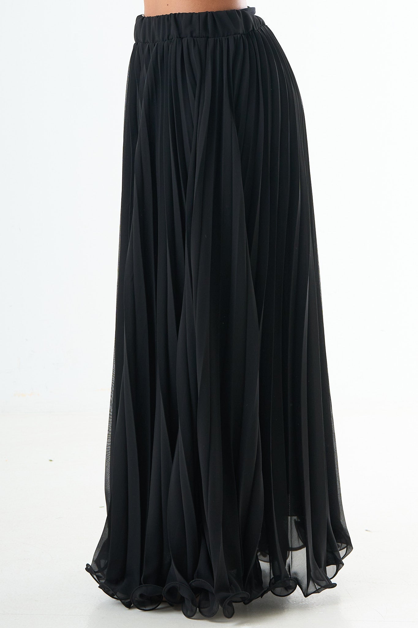 Plisse Skirt - Black