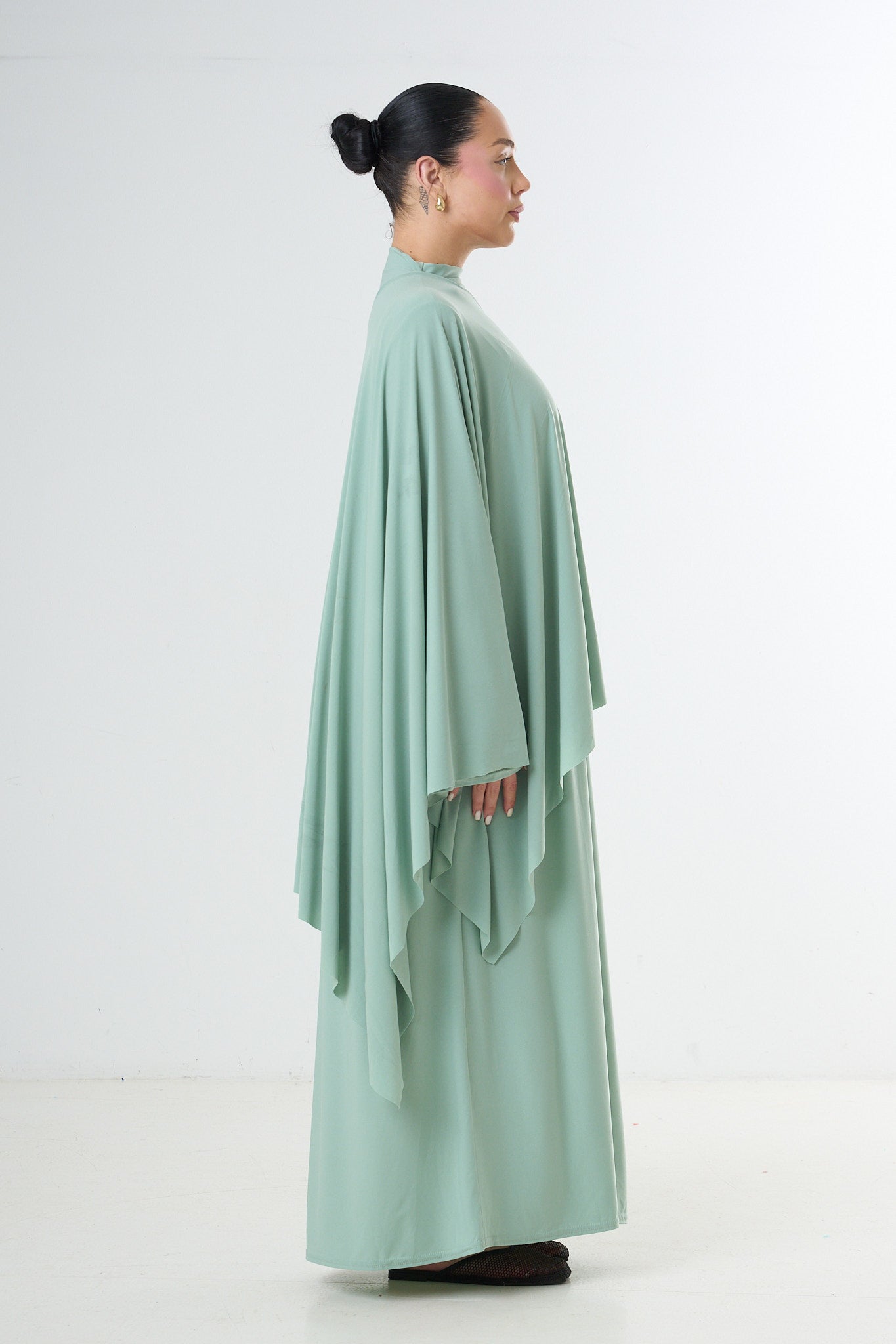 Poncho Premium Jersey Set - Light Green