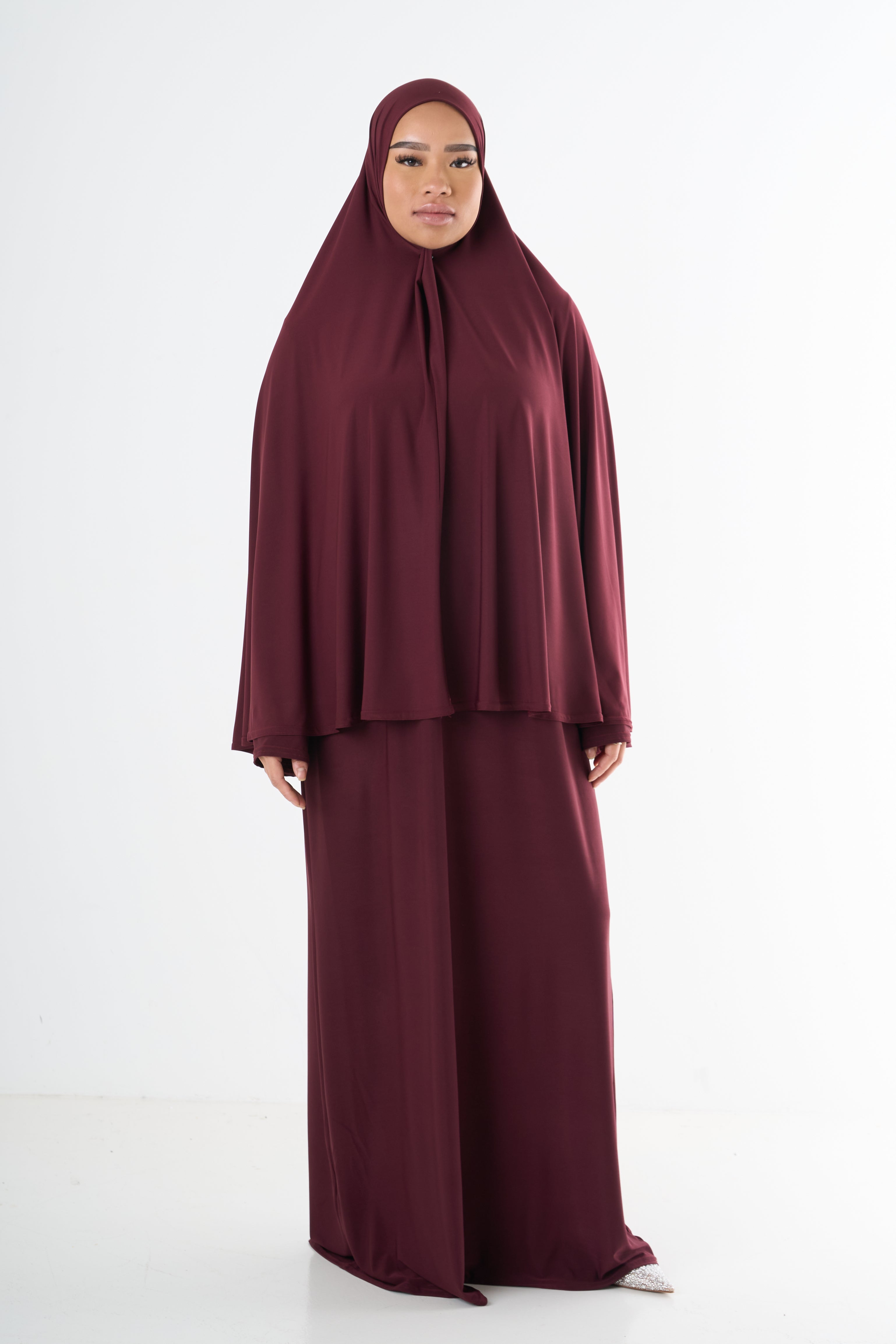 Premium Jersey Khimaar - Bordeaux