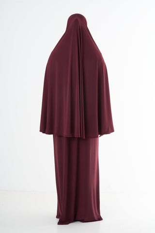 Premium Jersey Khimaar - Bordeaux