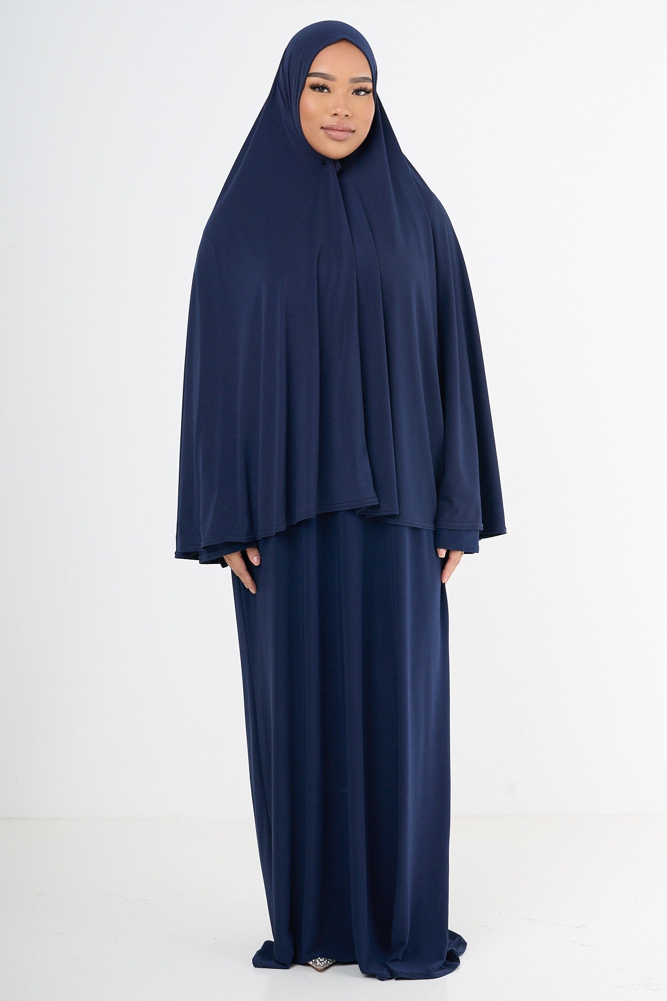 Premium Jersey Khimaar - Navy