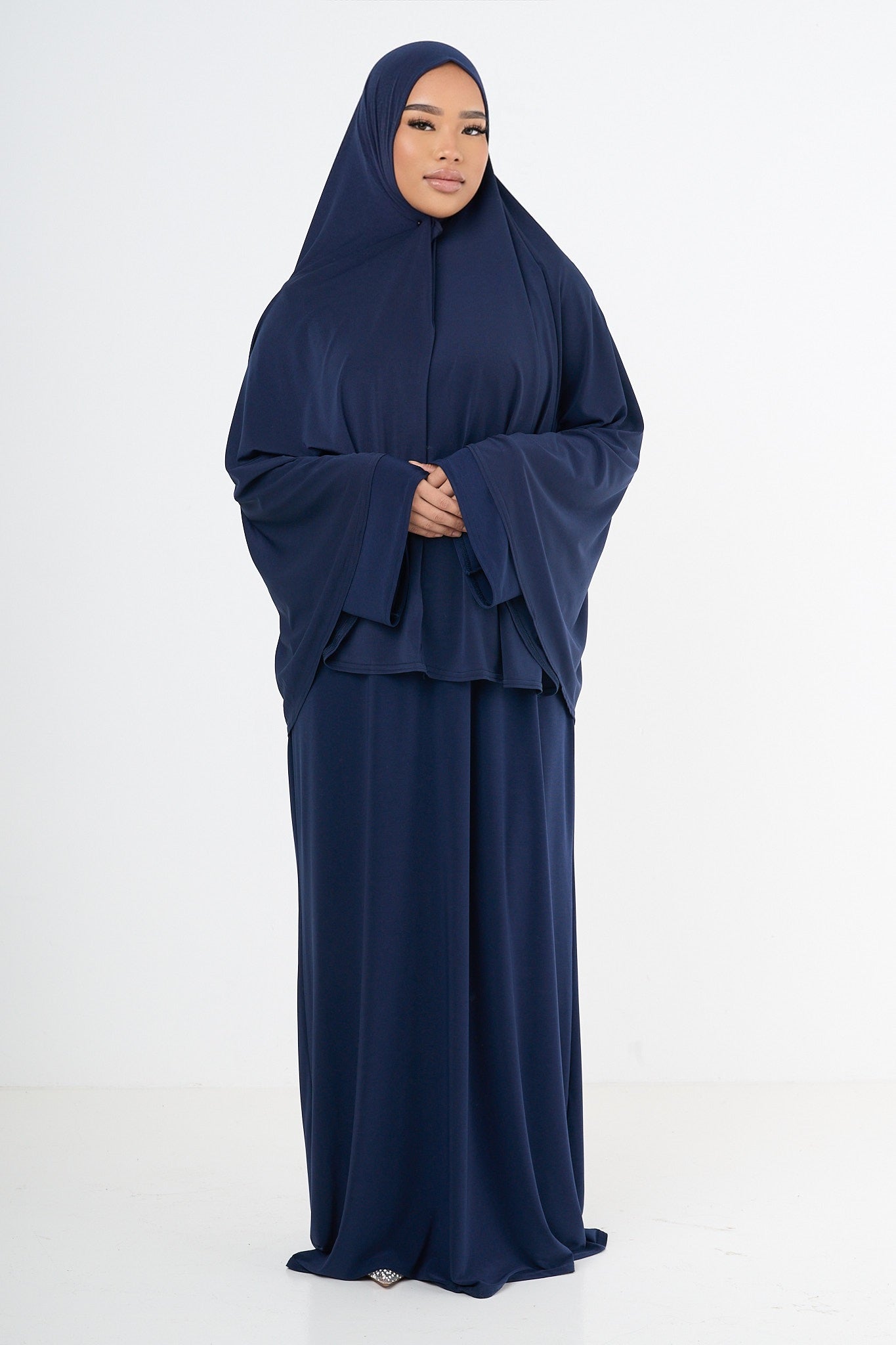 Premium Jersey Khimaar - Navy