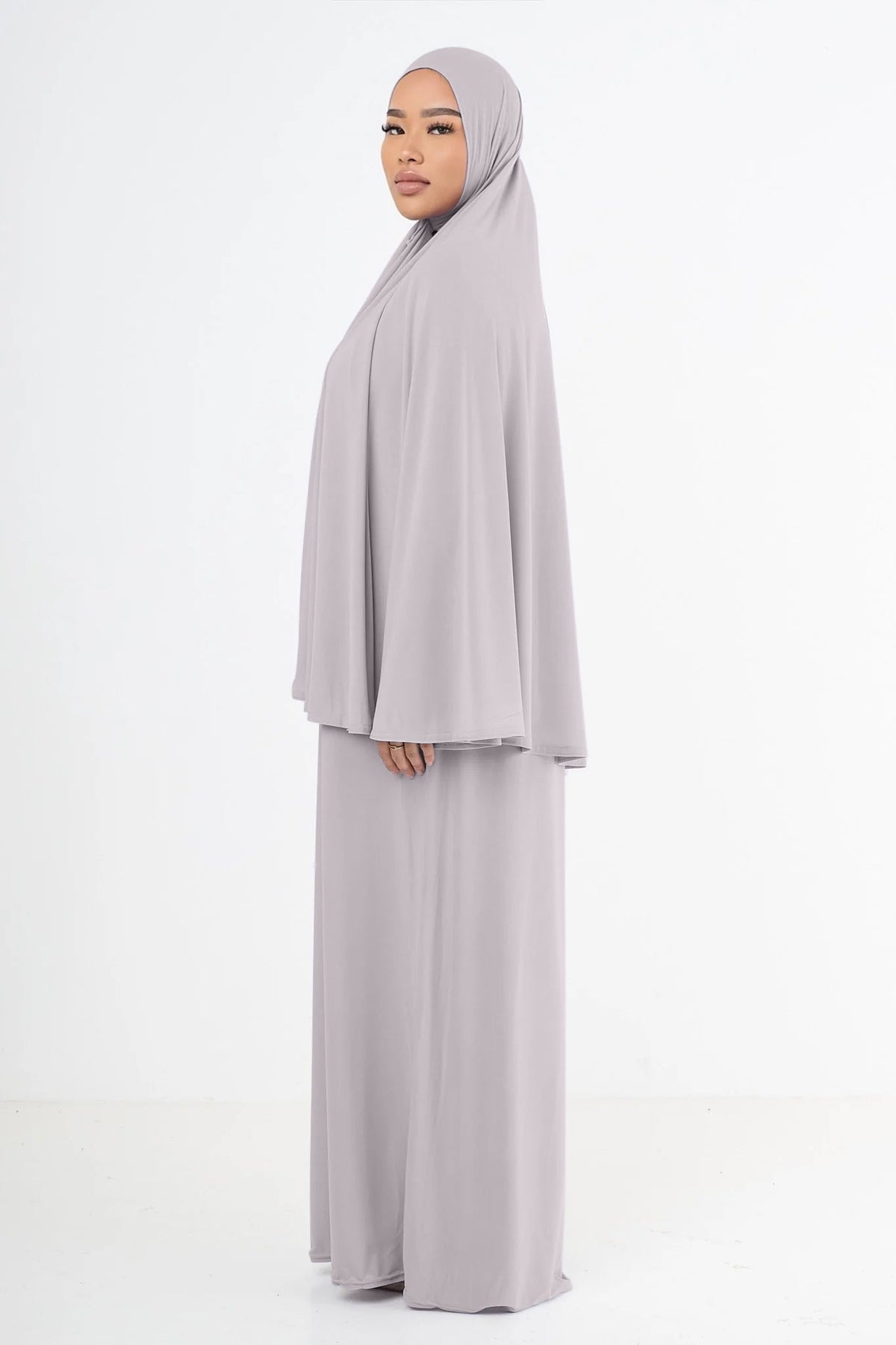 Premium Jersey Khimaar - Stone