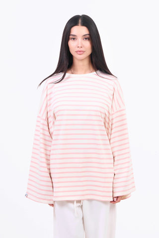 Premium Longsleeve Striped - Pink