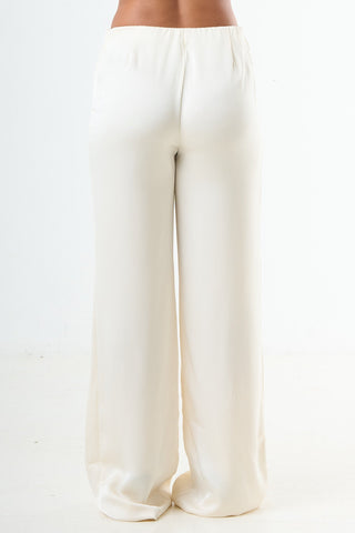 Silky pants - Cream