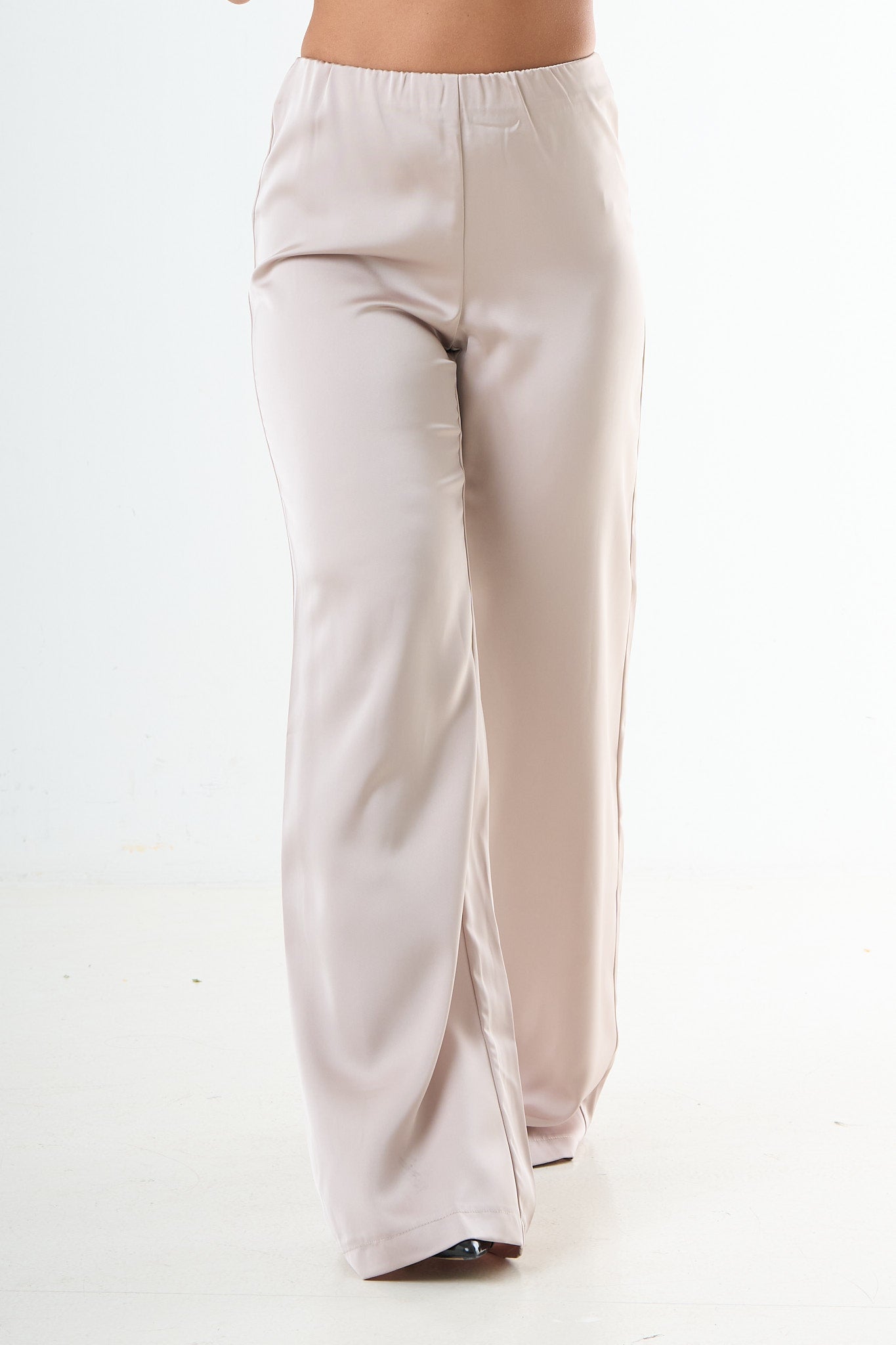 Silky pants - Taupe